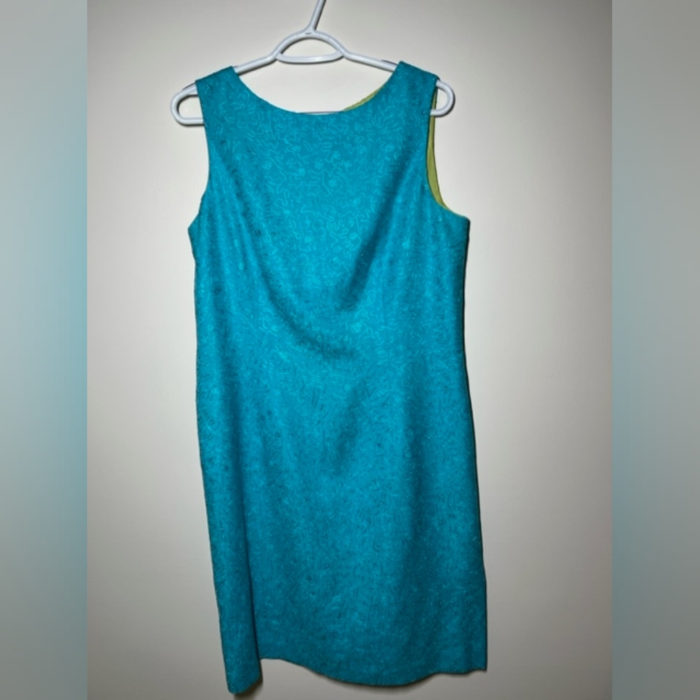 Talbots silk and linen dress size 12